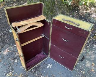 03 Antique Wardrobe Trunk By US Trunk Co.