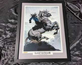 Framed Lone Ranger Print