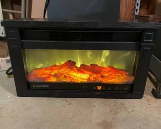 Miniature Faux Fireplace Heater