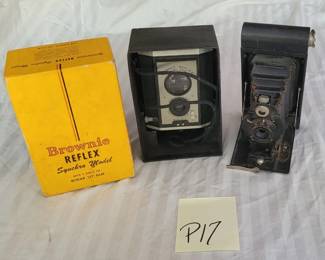 Two VintageAntique Film Cameras