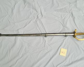 Replica American Civil War CSA Cavalry Officers Saber Sword with Holster