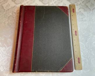 Antique 1900 Southington, CT Merchant Meeting Document Book