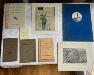 Lot Of Various Vintage Paper Items