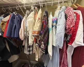 More handmade square dancing dresses, skirts and blouses!