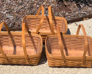 Item #134 - 1996 Longaberger 2-Handle Baskets (10x15) $20 each (ONE HAS SOLD)