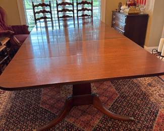 Item #50 - Dining Room Table (98x42 full size which includes three 12" leaves) $300