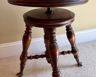 Item #189 - Vintage Piano Stool $60