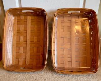 Item #130 - 1991 & 1995 Serving Basket (19.5x14.5) $34 (ONE HAS SOLD)