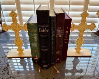 Item #158 - Cross Bookends $20