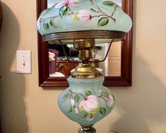Item #98 - Vintage 1950 Cambridge Handpainted Lamp #2 $100