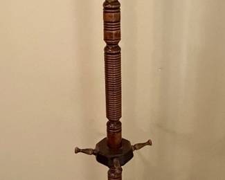 Item #125 - Wood Coat/Hat Rack