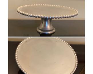 Item #57 - Beaded Cake Stand $24