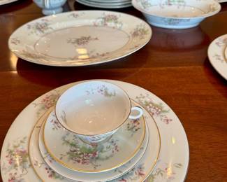 Item #101 - "Apple Blossom" by Haviland (92 pcs.)