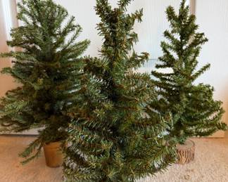 Item #133 - Set of 3 Trees (8"/18"/20")