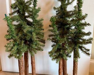 Item #132 - Set of 2 Christmas Trees (31")