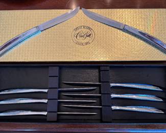 Item #53 - Set of 8 Carvel Hall Steak Knives