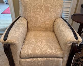 Item #7 - Swirl Fabric Chair (33x36x36)