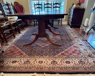 Item #49 - Abrash Wool Rug (Belgium 8.2x11.6)