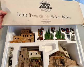 Item # 191 - Dept 56 Heritage Collection "Little Town of Bethlehem" Nativity