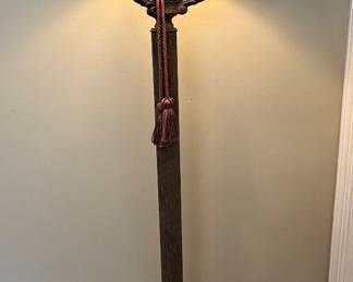 Item #146 - 5' Floor Lamp w/Duck Tapestry Shade