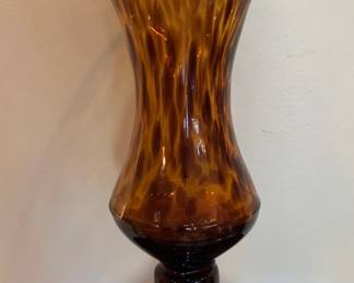 Item #51 - 15" Amber Vase