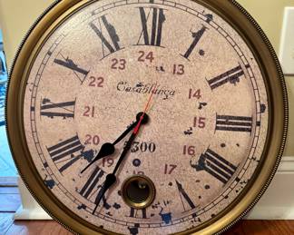 Item #23 - Casablanca 20" Wall Clock (battery) $20