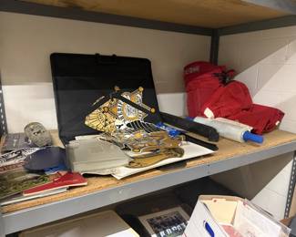 Police memorabilia and Hockey Gear