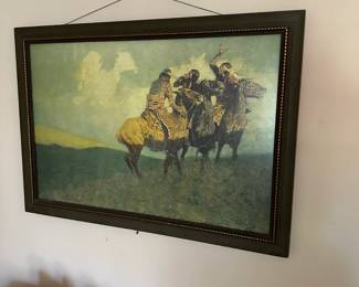 Remington framed print
