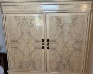 Drexel Heritage Burlwood Tall Cabinet - Alternate view