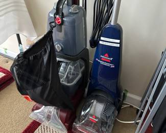Bissell and Hoover Rug Cleaning Machines