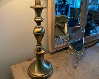 Pair of Vintage Brass Lamps