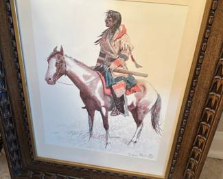 Remington framed print