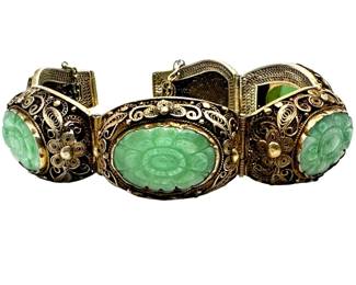Chinese Export Silver Filigree Bracelet