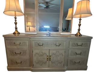Drexel Heritage Large Chest with Mirror