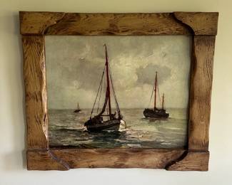 Rustic framed print