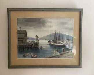 Signed Watercolor