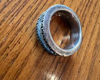 Sterling Silver Judith Jack Ring