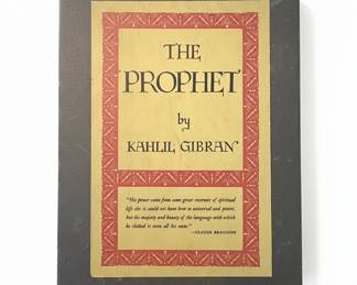 The Prophet by Kahlil Gibran (1981 Borzoi Edition with Slipcase)