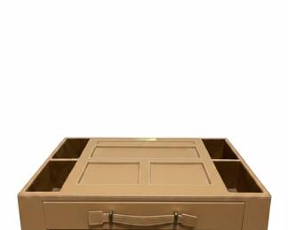 Leather Valet Tray with Handle