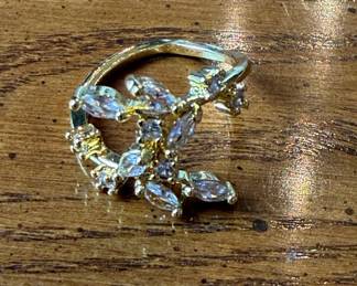 Costume Jewelry Marquise Cluster Ring