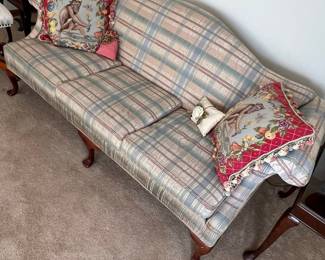 Ethan Allen Camelback Sofa