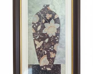 Yuko Lau "Golden Urn II" Framed Art Print