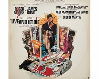 Live and Let Die Original Motion Picture Soundtrack Vinyl LP