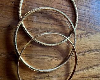 Sterling Silver Bangle Bracelet Set