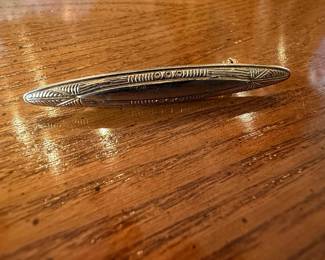 Art Deco Style Bar Brooch