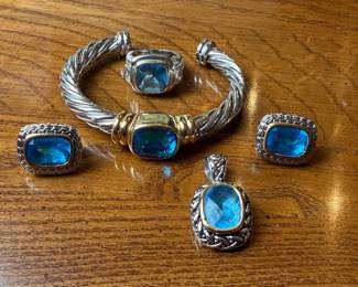 David Yurman Style Costume Jewelry Set