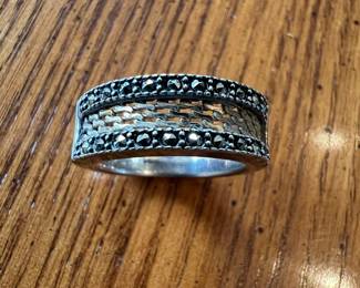 Sterling Silver Judith Jack Ring