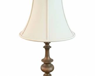 Traditional Turned Metal Table Lamp