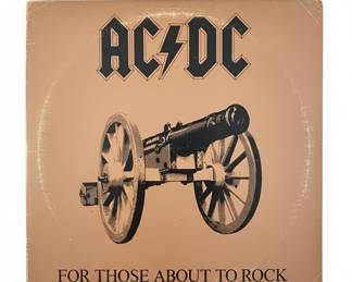 AC/DC For Those About to Rock We Salute You Vinyl LP