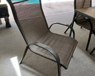 Faux Stone Top Bistro Patio Set